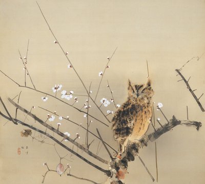 Early Plum Blossoms by Nishimura Goun